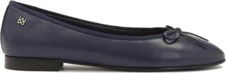 Kazar Navy blauwe ballerinas van natuurlijk leer - Dames - Ballerinas - Blauw - 37 EU - Leer - Schoenen