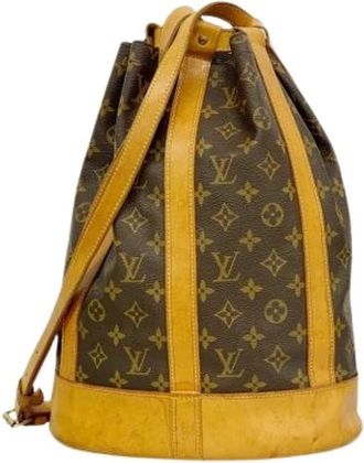 Louis Vuitton Pre-owned Bucket Bags, female, Brown, Size: ONE SIZE Pre-owned Bucket Bag