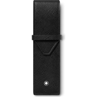 Montblanc Sartorial 2-Pen Pouch in Black at Nordstrom