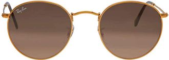 Ray-Ban Round Metal Pink/Brown Gradient Unisex Sunglasses RB3447 9001A5 50