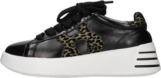 Hogan Rebel Sneaker - Dames - Sneakers - Zwart - 37 EU - Leer - Schoenen