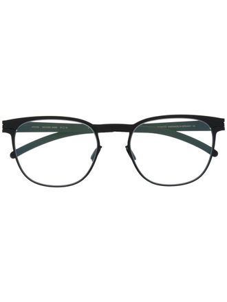 Mykita Basie bril met rond montuur - Zwart