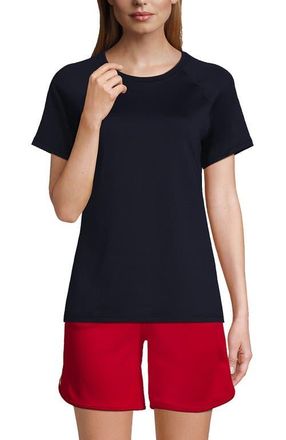 Lands End School Uniform Short Sleeve Active Tee in Classic Navy at Nordstrom, Size X-Large