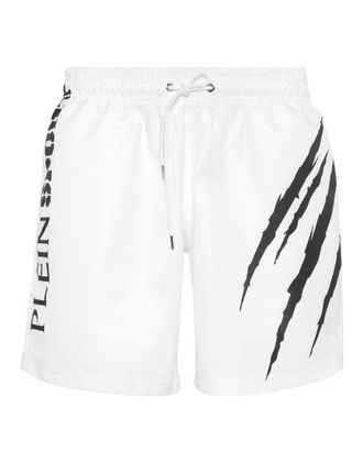 Plein Sport Jogging Shorts Scratch Men in White at Nordstrom, Size Xxx-Large