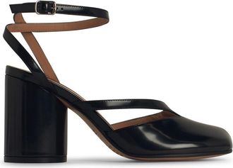 Maison Margiela Tabi Black Lear Sandals