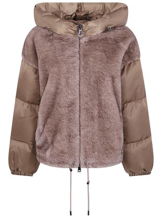 Betta Corradi Coat Hooded Dudu
