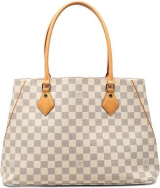 Louis Vuitton Pre-owned Calvi Schoudertas - Dames - Vintage Schoudertas - Wit - ONE Size - Leer - Vintage