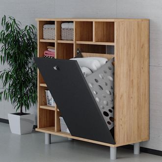 Vicco Mueble De Ba&ntilde;o Fynn, Antracita, 78.4 X 91.6 Cm