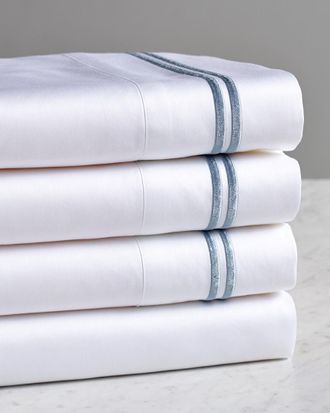 Melange Home Two Stripe 600 Thread Count Cotton Pillowcases