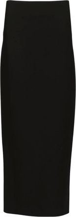 Khaite Rokken, Dames, Zwart, S, Polyester, Lyle Skirt