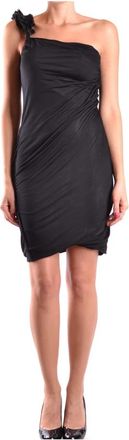 Dsquared2 Abiti Short Dress - Dames - Korte kleedjes - Zwart - L - Katoen - Kleedjes