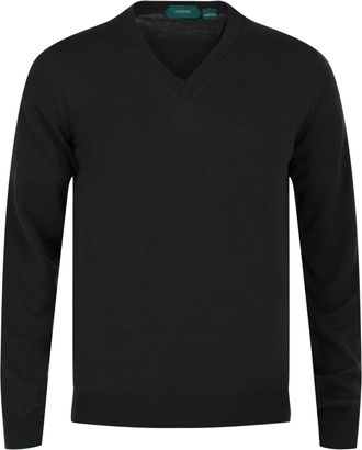 Slowear Zanone V-Neck Wool Blend Sweater