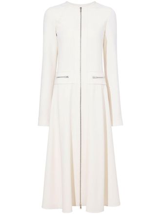 Proenza Schouler Joanne panelled crepe maxi dress - Neutrals