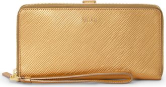 Tumi Belden Leather Travel Wallet in Gold at Nordstrom Rack