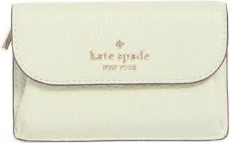 Kate Spade New York small flap card wallet in Sage Bundle at Nordstrom Rack