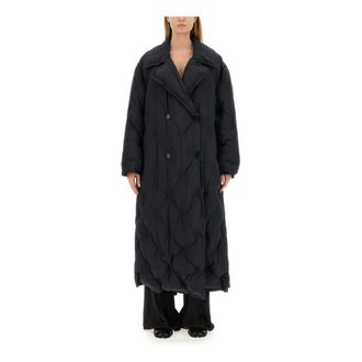 Maison Margiela Double-Breasted Padded Coat - female - Maison Margiela - Double-Breasted Coats - Black - S - Coats