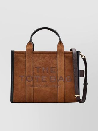 Marc Jacobs the tote bag medium suede leather tote bag