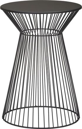 Landscape Beistelltisch, Schwarz, Metall, rund, Rundrohr, rund, 33x47x33 cm, Bsci, Wohnzimmer, Wohnzimmertische, Beistelltische, Beistelltische Metall