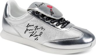Karl Lagerfeld Midwood Sneaker in Silver at Nordstrom, Size 8.5