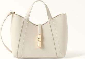 Furla Goccia Borsa A Spalla S Panna Bianco Pelle Di Vitello Notte + Pelle Di Vitello Sidney Donna