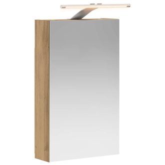 vidaXL Armario Con Espejo De Ba&ntilde;o Roble Artisan 30 X 10,5 X 50 Cm Vidaxl