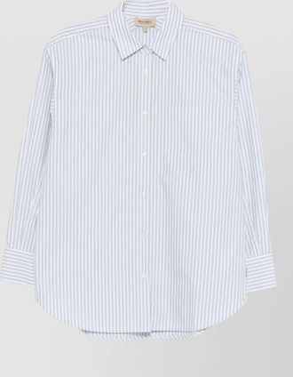 Woolrich cotton shirt long sleeves collar chest pocket