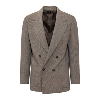 Mars&eacute;m Giacca DP 4 Bott Tas - - Jackets - Uomo - Marrone - M