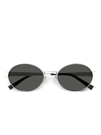 Saint Laurent Eyewear Occhiali da sole tondi - Argento