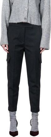Mason's Chile Jogger Cargo Broek - Dames - Slim Fit Broeken - Zwart - 2XS - Wol - Broeken