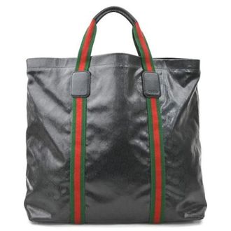 Gucci Pre-owned Vintage Tote Bag - Heren - Vintage Shopper - Zwart - ONE Size - Vintage