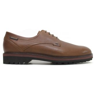 Mephisto Mephisto Batiste Full Grain Leather Mens Lace Up Shoes - Chestnut - Size:UK 11.5