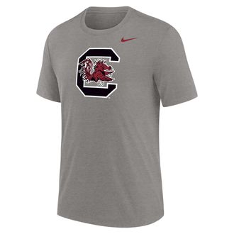 Nike Mens College (South Carolina Gamecocks) Tri-Blend T-Shirt in Grey | M21372P204SCAR-DGH