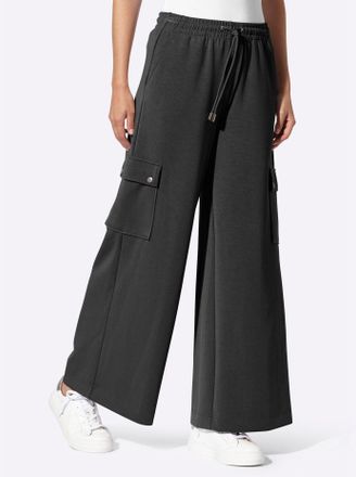 Heine Jerseyhose HEINE, Damen, Gr. 34, Normalgr&ouml;ssen, schwarz, 50% Modal, 44% Polyester, 6% Elasthan, unifarben, Hosen Jerseyhose