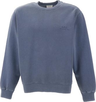 A.P.C. Beige Fernando Organic Cotton Crewneck Sweatshirt
