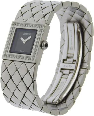 Chanel Pre-owned Watches, female, Black, Size: ONE SIZE Pre-owned Vintage Watch