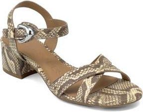 Aerosoles Cinzia Block Heel Sandal in Pale Yellow at Nordstrom Rack, Size 6.5