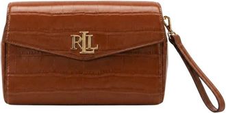 Ralph Lauren Tassen, Dames, Bruin, ONE Size, Katoen, Tanner Crossbody Bag