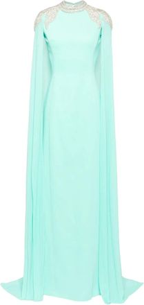 Saiid Kobeisy Embellished Crepe Kaftan