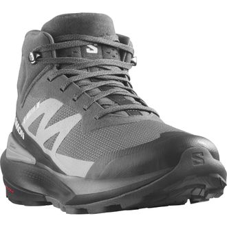 Salomon Outdoorschuh SALOMON ELIXIR ACTIV MID GORE-TEX, Herren, Gr. 42,5, magnet, phantom, sharkskin, Synthetik, Textil, Schuhe Outdoorschuh, wasserdicht