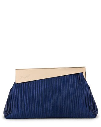 Badgley Mischka Haven Satin Jacquard Clutch