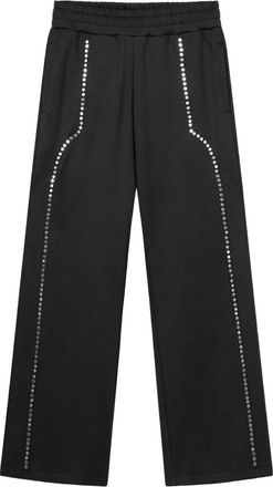 Rough. Pantaloni con perline - Nero
