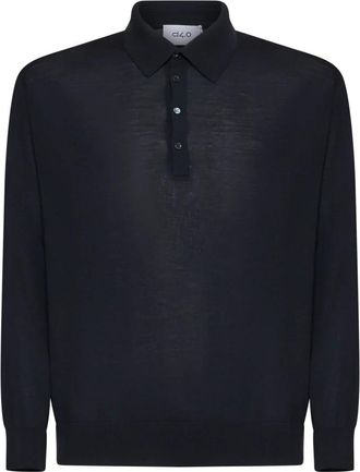 D4.0 Round-neck Truien - Heren - Ronde hals truien - Blauw - M - Truien & Vesten