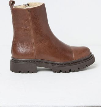 Fat Face FatFace Winslie Chocolate Brown Chunky Boots