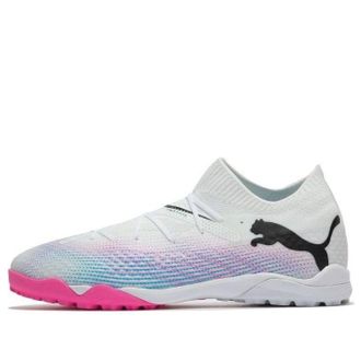 Puma Puma Future 7 Pro Cage Shoes White Pink Purple 107710-01