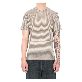 Isabel Marant Isabel Marant, T-Shirts, male, Beige, Size: L Leon T-shirt