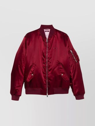 Gucci polyester bomber jacket