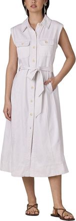 Wit & Wisdom Sleeveless Button Down Maxi Dress