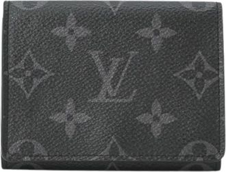 Louis Vuitton Pre-owned Wallets, male, Black, Size: ONE SIZE Pre-owned Card case