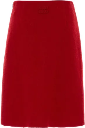 Miu Miu Womens Skirt Red