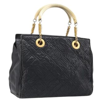 Fendi Pre-owned Vintage Hand Bag - Dames - Vintage Handtas - Zwart - ONE Size - Leer - Vintage